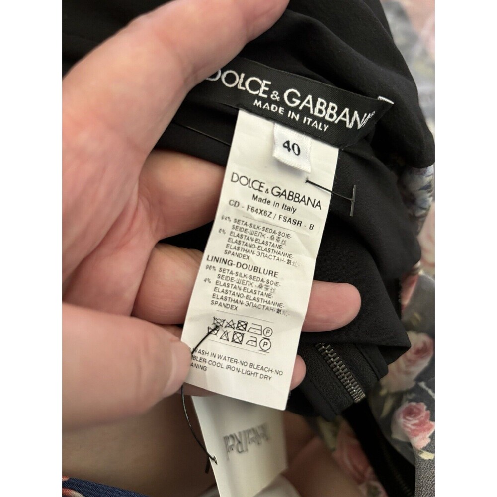 nwot dolce@gabanna rose print dress - Picture 13 of 13
